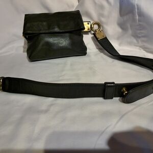 DKNY Black Leather Mini Bag